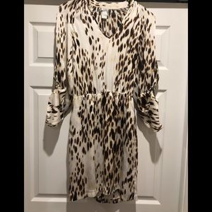 Animal print dress